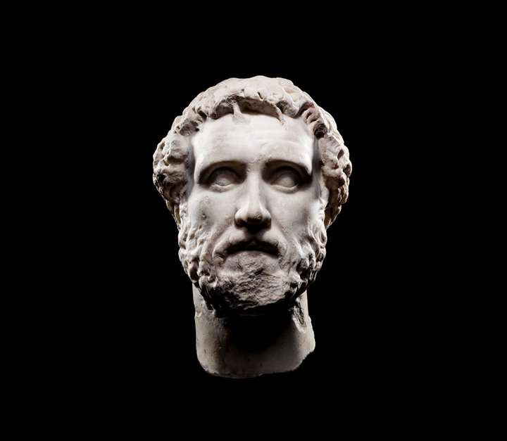 Over Life-Size Head of Emperor Antoninus Pius